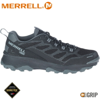 【MERRELL 美國 男 SPEED STRIKE GORE-TEX 防水多功能健行鞋《黑》】ML066851/健走鞋