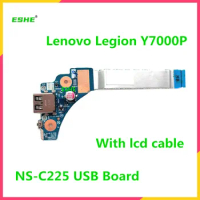 NS-C225 For Lenovo Laptop Y7000P Y545 Y530 Power Switch USB Board With Cable 5C50S24939