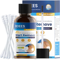 BDEES Wart Remover & Skin Tag Remover with 17% Salicylic Acid Wart Removal – Fast-Acting Liquid for 
