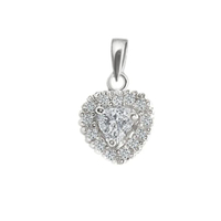 จี้เพชร-จี้เงิน-เพชร-CZ-P1082cz00e สีเงิน