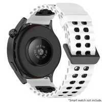 STRAP BAND TALI JAM OCEAN DUAL TONE Compatible Untuk SUUNTO 9 Baro 7 SPARTAN SPORT wrist D5 24mm WHI