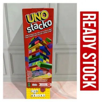 Mattel UNO Stacko Mainan Balok Board Games