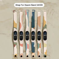 For Xiaomi Mi Band 5 6 Sport watch Morandi color style Silicone bracelet replacement Mi band 3 4 Colorful Wristband Accessories