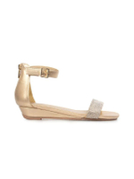 รองเท้าแตะผู้หญิง แบบสวมรัดข้อเท้า รุ่น GREAT VIBER JEWEL สี ทอง