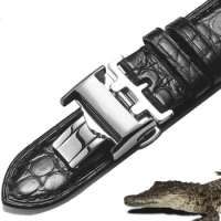 Real Alligator Watch Band for Longines Collection Watch Strap Belt Bracelet Cowhide Leather 13 14 16 18 19 20 mm Strap L3 L2