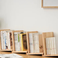 Bookstand Solid Wood Creative Style Bookshelf Wooden Desk Minimalist Bookshelf Bookshelf
