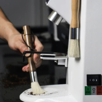 Coffee Cleaning Brush Wood Handle Espresso Grinder Coffee Bar Brush Cleaner Dusting Espresso Brush Barista Kitchen Accessories