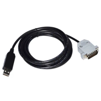 FTDI FT232RL USB TO D-SUB 15PIN DB15 MALE RS232 CONVERTER SERIAL COMMUNICATION DOWNLOAD CABLE FOR SIEMENS OP 7-DP 6XV1440-2KH32