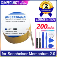 GUKEEDIANZI Battery CP1254 CP1454 200mAh for Sennheiser Momentum 1 2 3 True Wireless 2 Headset Batteries