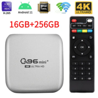 Q96 mini Plus Smart TV Box Amlogic S905L 4G Wi-Fi UHD HDR10 4K 3D H.256 iptv 8GB 128GB Android 11 Media Player TV Box