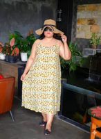 Belleve Dress Mini Rayon Premium Motif Rapih / Dress Korean Style / Daster Rayon Tanpa Lengan / Dast