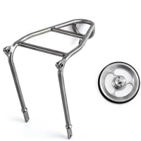 Titanium Rear Rack for Folding Bike, MTB Parts, Bicycle Accessories, Customized Available