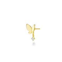 DT【AHKAH】un papillon brillant diamond耳環