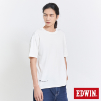 EDWIN EFS 冰河玉涼感機能短袖T恤-男-白色