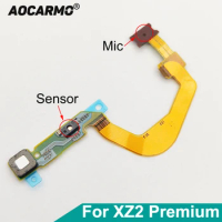 Aocarmo For SONY Xperia XZ2 Premium H8116 H8166 XZ2P Ambient Light Proximity Sensor Top Mic Microphone Ribbon Flex Cable