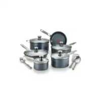 T-fal Cook & Strain Stainless Steel Cookware Set, 14 Piece Dishwasher Safe  - AliExpress