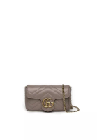 GUCCI Gg Marmont Matelasse Leather Super Mini Bag 鏈條袋/斜揹袋