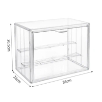 Clear Acrylic Display Case for Collectibles, Display Box, Hold Figures, Storage Box