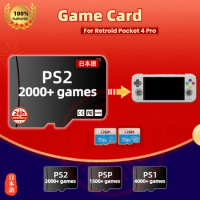 Game Card For Retroid Pocket 4 RP4 Pro Japan Version PlayStation Portable 2 Retro Games PS2 PSP PS1 TF Memory SD 512G 1TB Card
