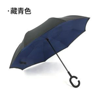反向傘超大自動雨傘反向傘隔熱雙層傘C型長柄傘晴雨傘車載傘