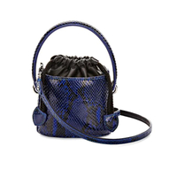 กระเป๋าถือBABY TOFFEE หนังงู สี Electric Blue