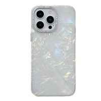 【LOYALTY】iPhone15Pro/15ProMax貝殼紋電鍍鏡頭圈防摔手機保護殼