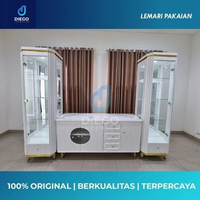 lemari Pajangan 3in1 Pajangan Kristal Lemari Pajangan Minimalis 1 Pajangan kristal
