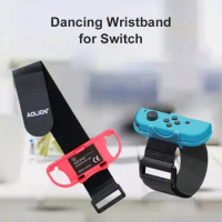 2PCS For Nintendo Switch Just Dance Game Accessories For Joy-Con Controller Armband Adjustable Elastic Wrist Band Dance Strap