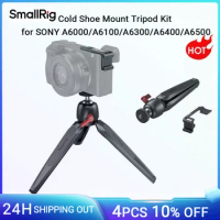 SmallRig Cold Shoe Mount Tripod Kit for SONY A6000/A6100/A6300/A6400/A6500 Cameras Can Mount Microphone -3150