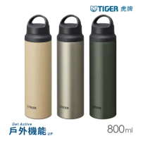 【TIGER 虎牌】夢重力超輕量不鏽鋼保溫瓶_運動水壺 800ml(MCZ-S080)