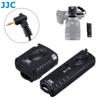 JJC Wireless Remote Control for Canon EOS 60D 70D 77D 80D 90D EOS R8 R R6 RP M5 M6 Mark II More Cameras with Sub Mini Connection