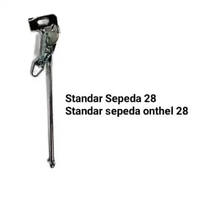 Standar samping sepeda 28 warna crome - Standar sepeda 28 - Standar sepeda onthel 28 - Standar Sampi
