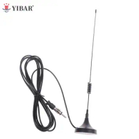 Car Signal Booster Antenna Auto Stereo Radio FM/AM Signal Aerial Magnetic Base