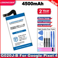 LOSONCOER G020J-B 4500mAh Battery For HTC Google Pixel 4 XL / Pixel4 XL G020P Mobile Phone Batteries