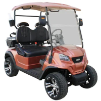 2024 Latest Unique Design CE Approved Mini 4 Seater Golf Club Cart Max 100KM Lithium Speaker Prices Electric Golf Car
