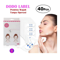 40pcs Label Stiker Penirus Wajah Tirus Tanpa Operasi - Dodo Label Korea Face Lift Tape For V Shape P