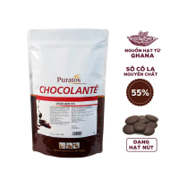 Socola Puratos hạt nút đen 200g  bán chạy