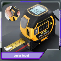 Digital Laser Tape Measure, Laser Rangefinder, Accurate Range Finder, Measure Tool, 90 Degrees Laser Ievel, 3in 1, 60cm
