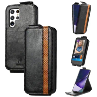Vertical Flip Wallet Case Phone Cover For Samsung Galaxy A91 A90 A80 A73 A72 A71 A70 A53 A52 A51 Magnetic Folding Phone Case