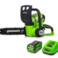 Greenworks 40V 12" Cordless Chainsaw with 2.0 Ah Battery &amp; Charger