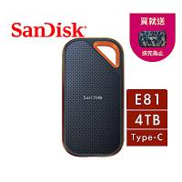 SanDisk E81 Extreme PRO Portable SSD 4TB 行動固態硬碟 Type-C