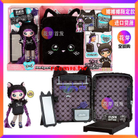 娜娜娜驚喜黑貓粉兔背包nanana波姆娃娃玩具臥室場景布偶少女限定