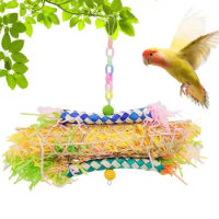 Bird Toys For Conures Bird Shredder Paper Colorful Hangable Bird Cage Toys For Parakeets Budgies Parrots Cockatiels And Love