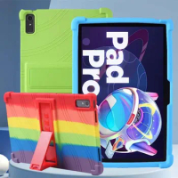 Soft Silicone Case for Lenovo Tab P11 Pro 2nd Gen 2 11.2 inch 2022 Shockproof Cover Protective Casing Stand Holder