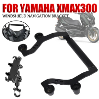 Motorcycle GPS Phone Navigation Mount Windshield Bracket Holder For Yamaha XMAX300 X-MAX XMAX 300 X-MAX300 2019 2020 2021 2022