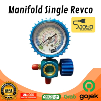 Manifold Single Gauge Revco Pengukur tekanan