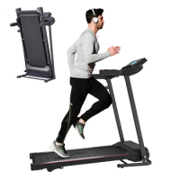 2.5HP Foldable Treadmill with 3 Incline Ultra-quiet Electric Treadmill for Home Running Machine Fitness Cardio Workout