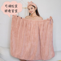 廠家直銷美容院抹胸浴巾汗蒸服酒店浴衣桑拿浴袍薄女款圍裹胸浴裙