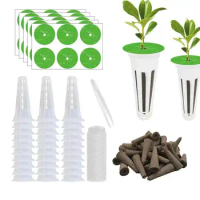 121 Pcs Hydroponic Planting Kit Seed Pod Kit Reusable Plant Pod Kit Lightweight Indoor Hydroponics Grow Kit Seed Dispenser Grow