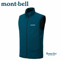 【Mont-Bell 日本 男 O.D.VEST 防潑水背心《汽油藍》】1103301/防水/防風/透氣